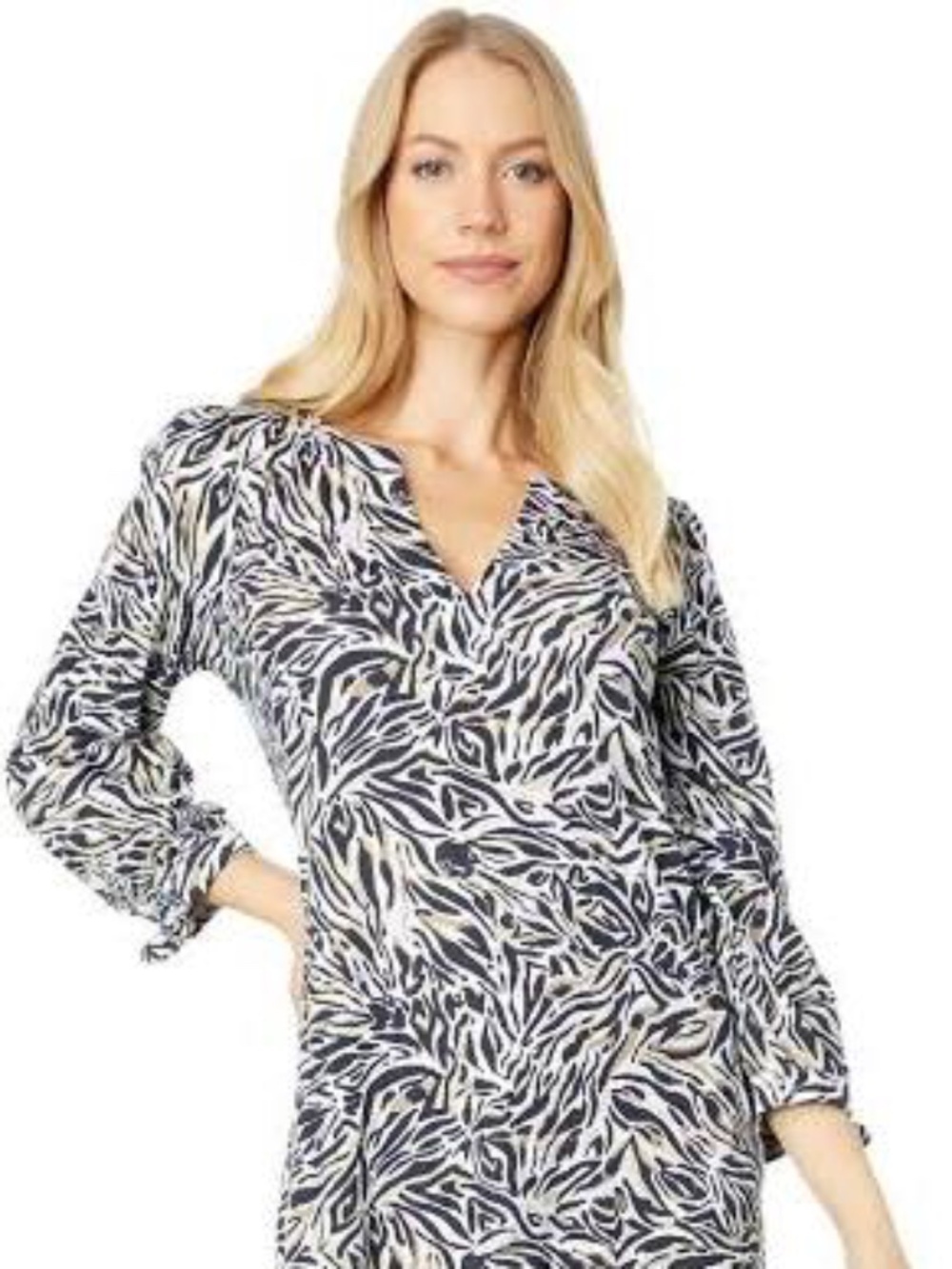 Lilly Pulitzer Cath Dress Onyx Can You Zee Me Zebra Cotton Shift sz XXL NWOT